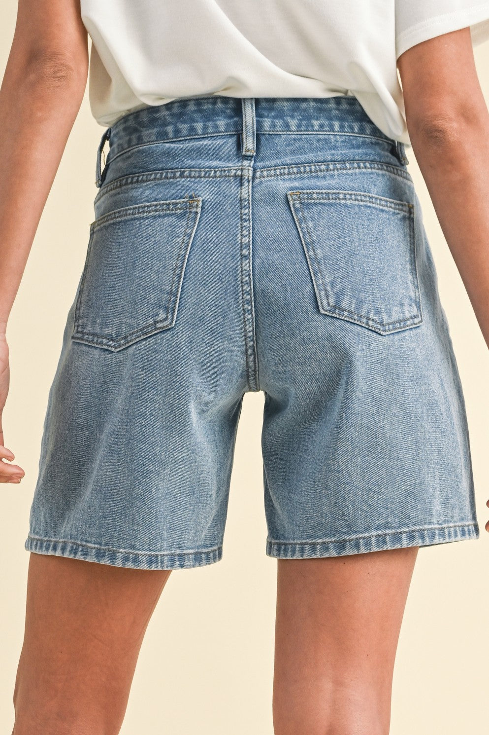 Driftwood Denim Bermuda Shorts