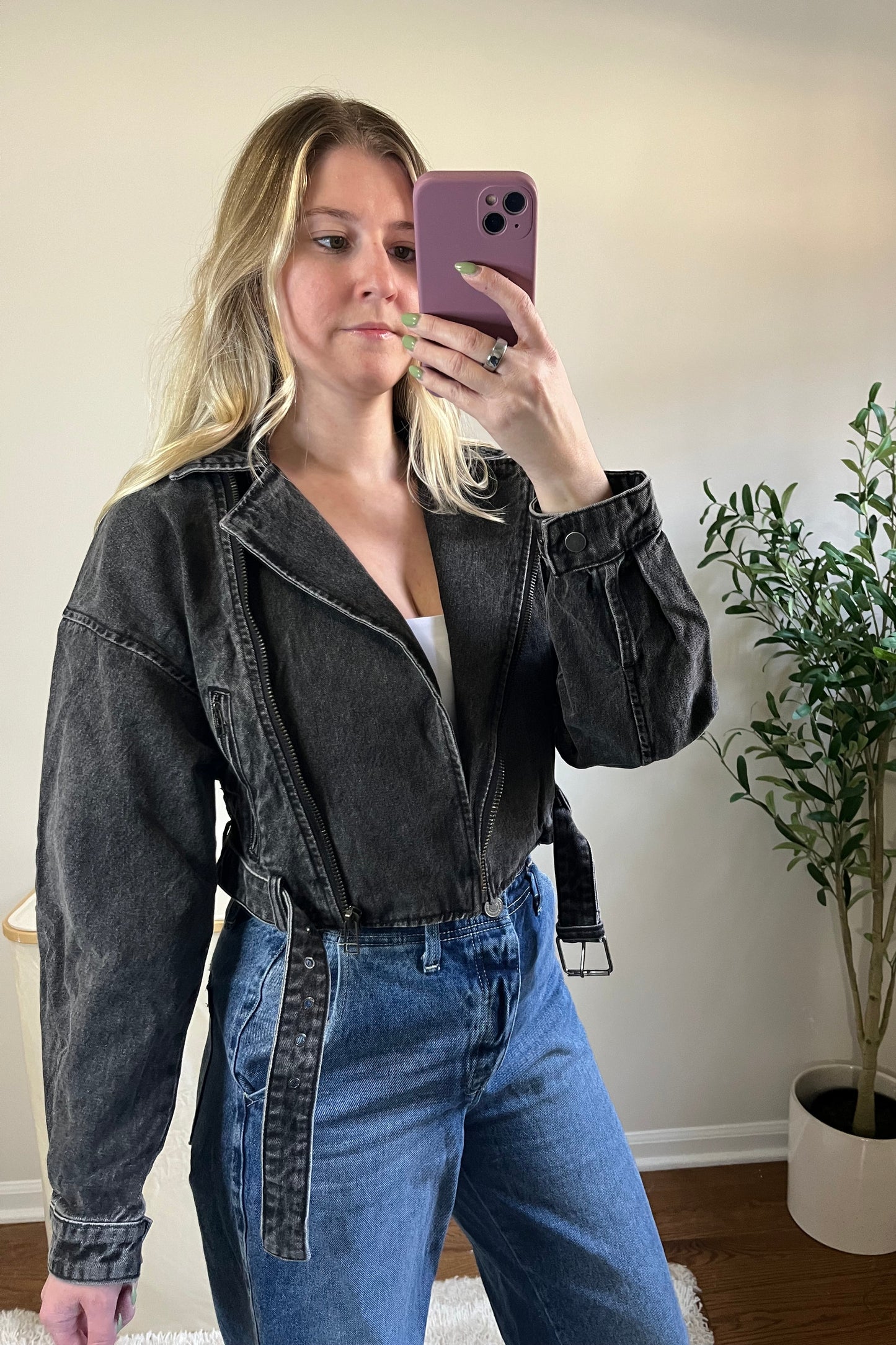 Noah Cropped Denim Jacket