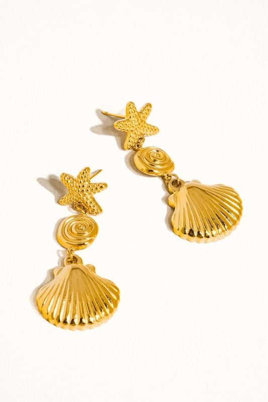 Vesta Shell Earrings