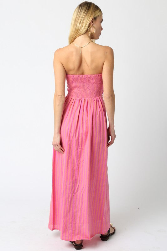 Sherbet Stripe Maxi Dress