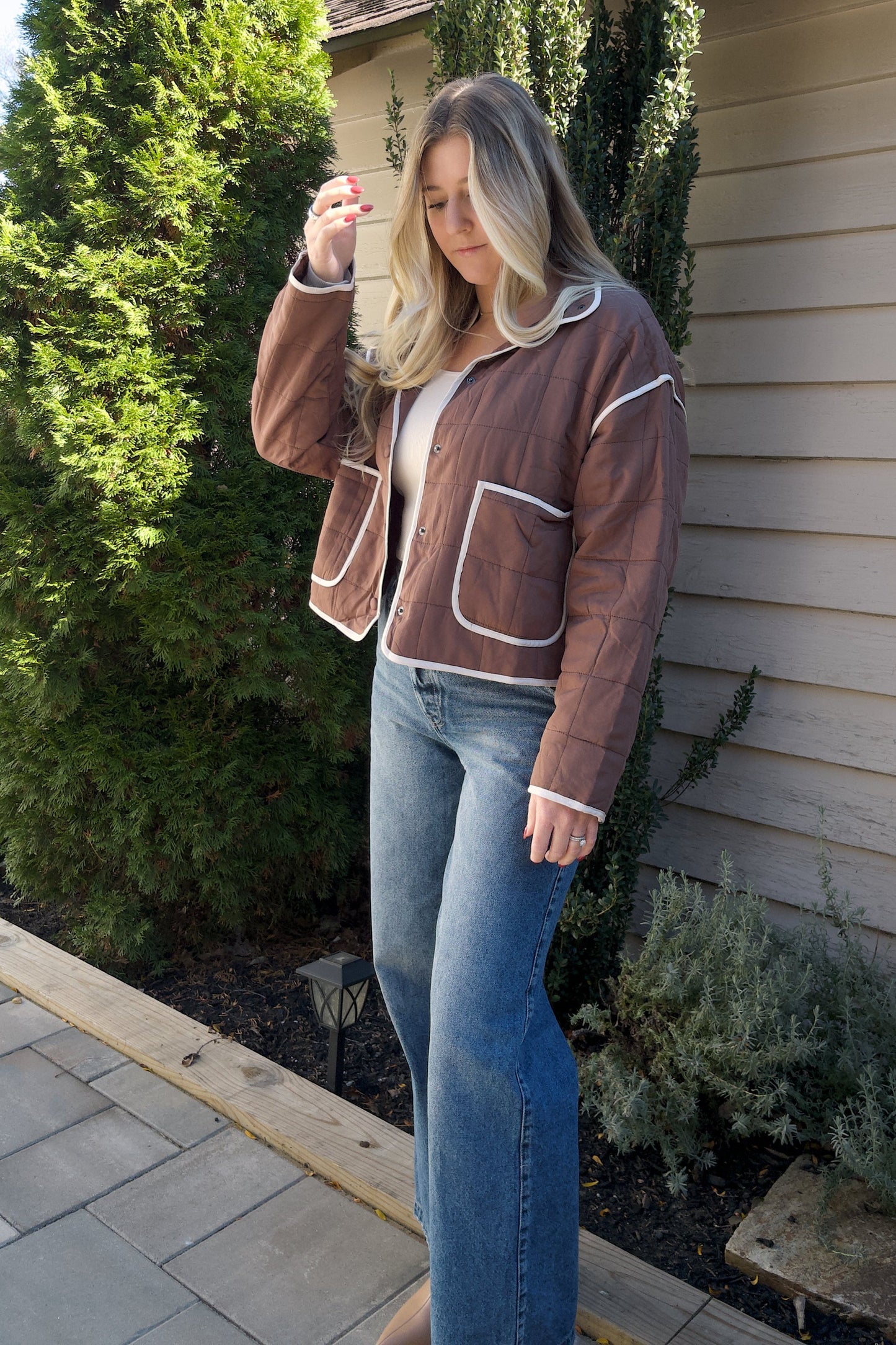 Norah Quilted Shirt Jacket