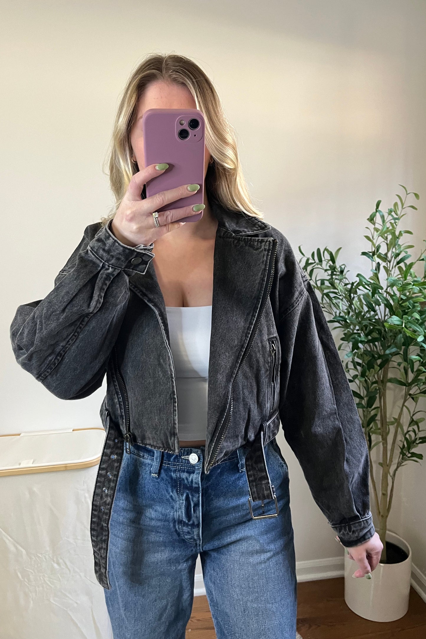Noah Cropped Denim Jacket