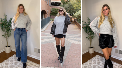 Three Ways To Style a Sweater