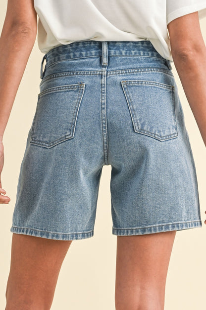 Driftwood Denim Bermuda Shorts