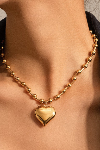 Paris Heart Necklace
