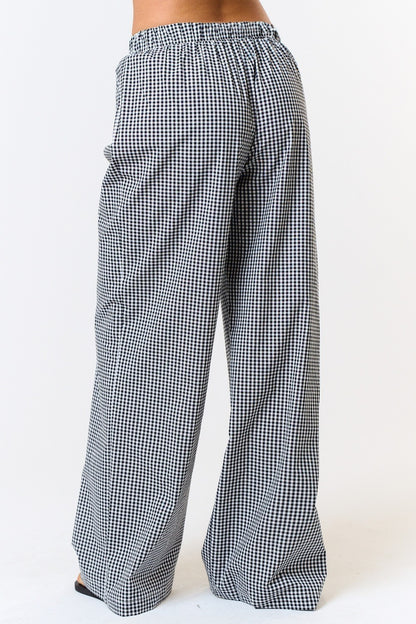 Gingham Boxer Pants