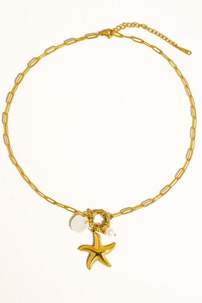 Sahar Star & Shell Necklace