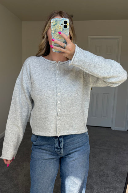 Rae Cardigan - Light Grey