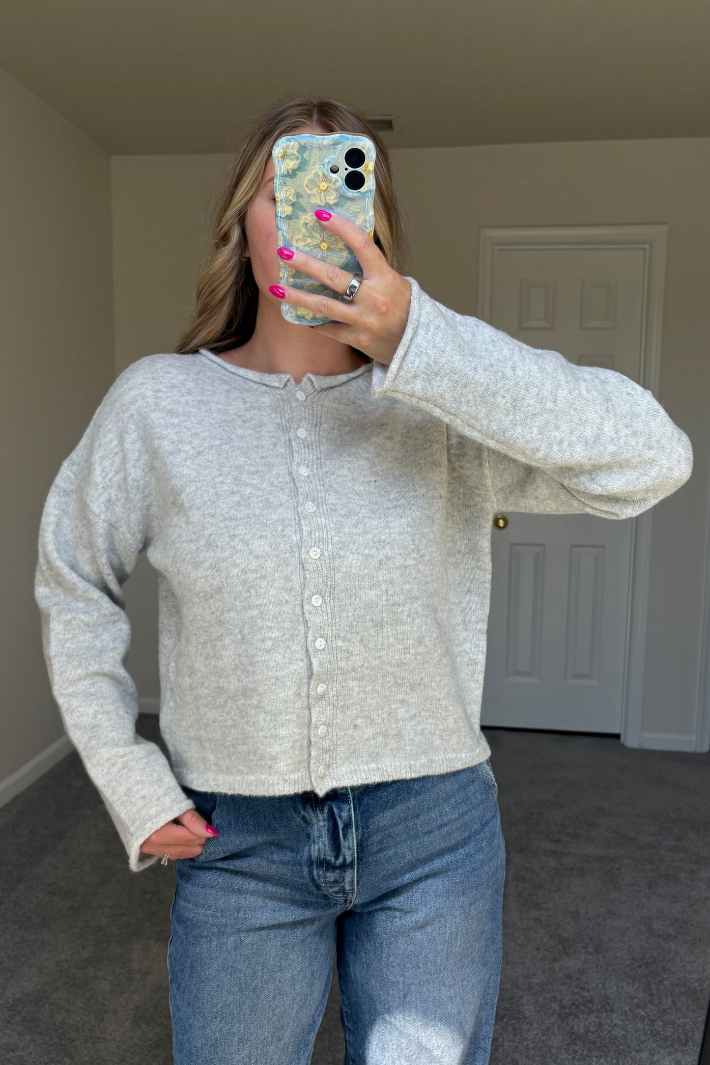 Rae Cardigan - Light Grey