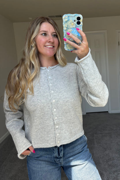 Rae Cardigan - Light Grey