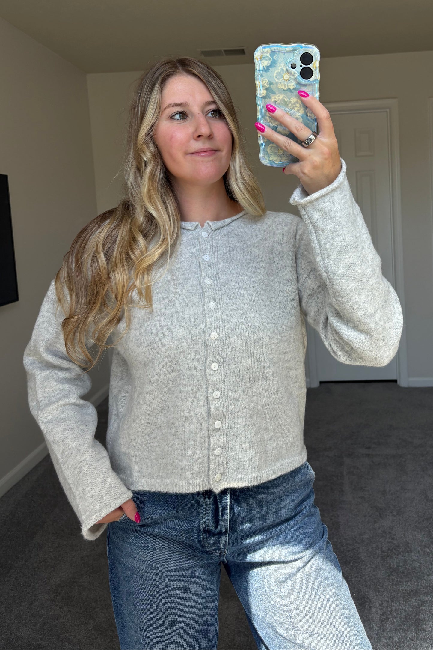 Rae Cardigan - Light Grey