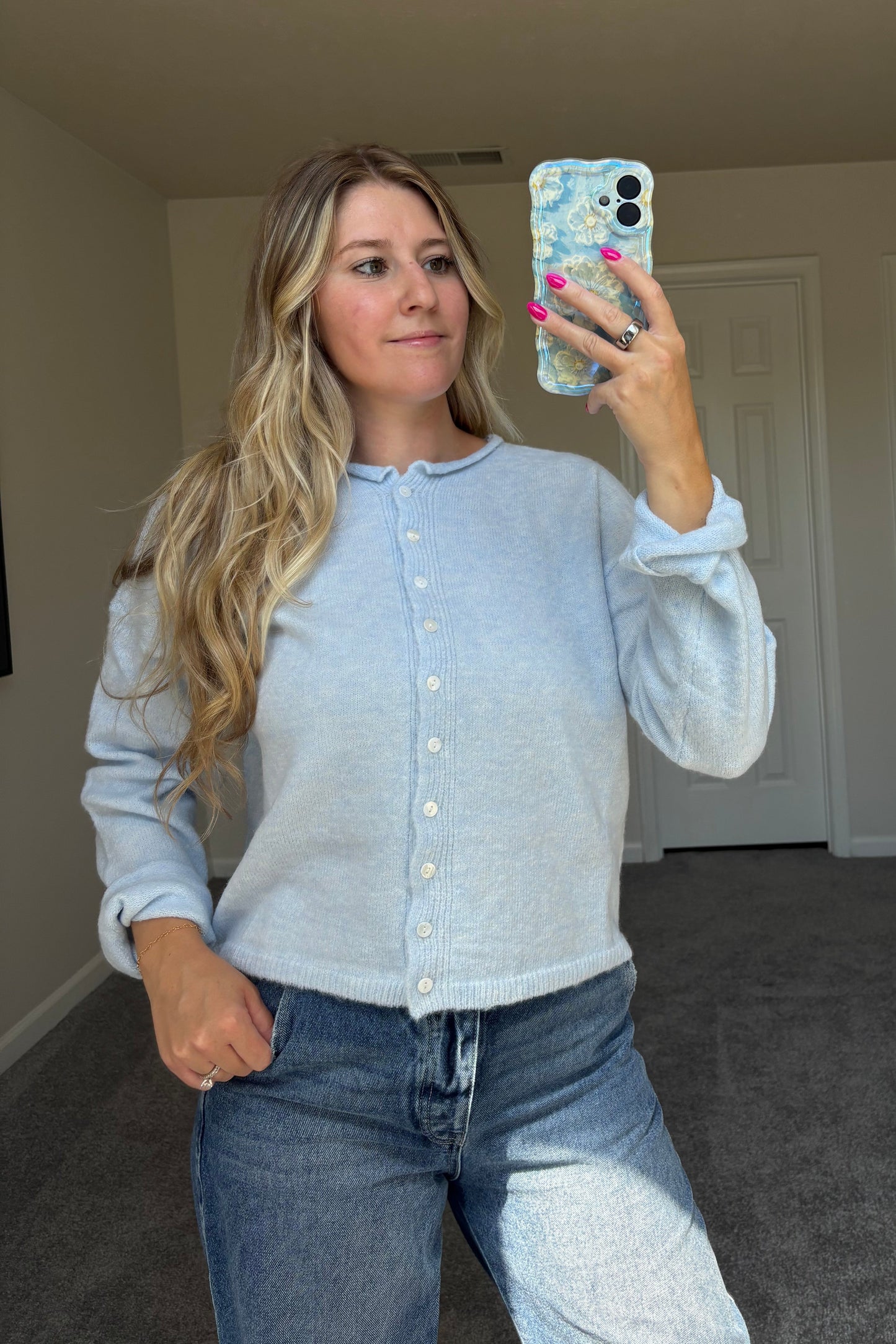 Rae Cardigan - Baby Blue