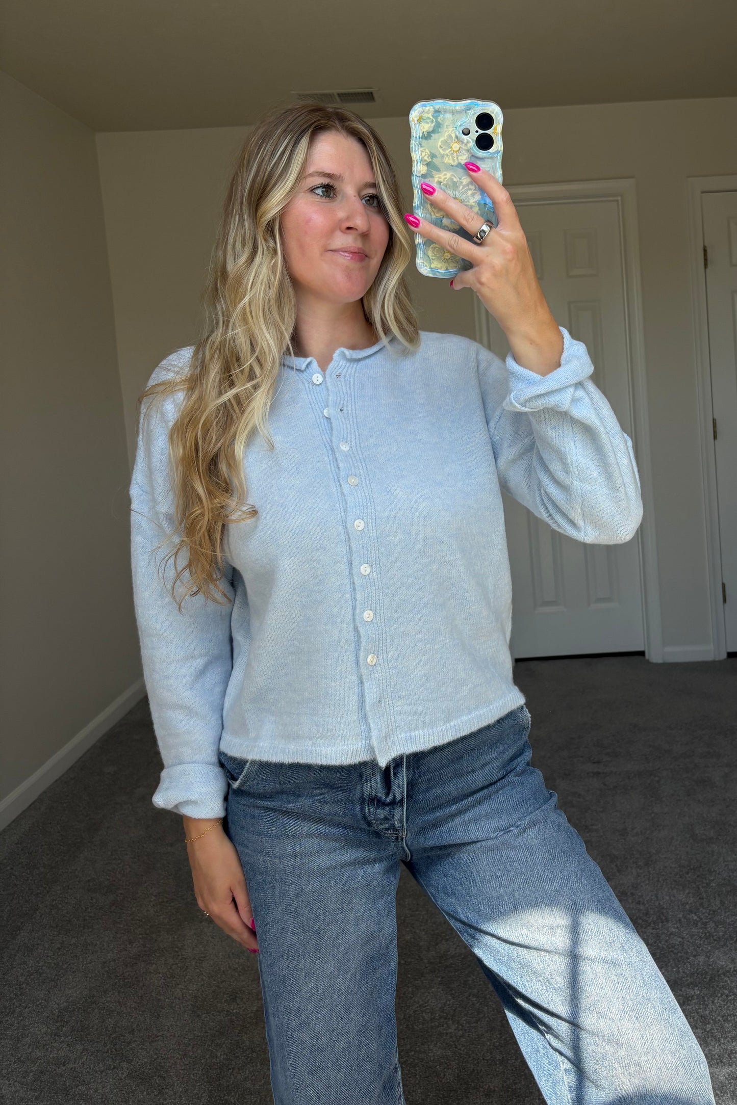 Rae Cardigan - Baby Blue