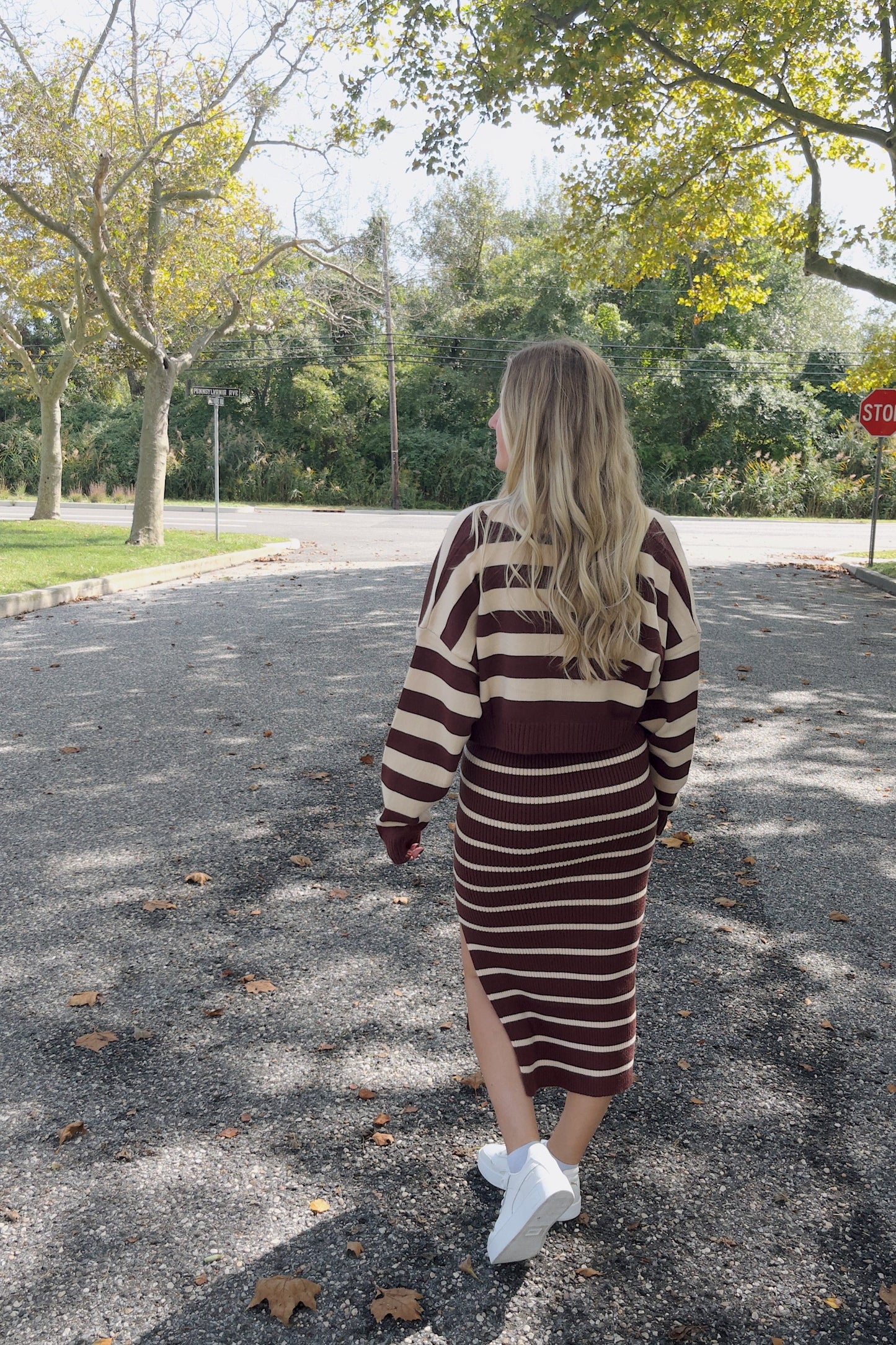 Mocha Sweater Dress and Cardigan Set