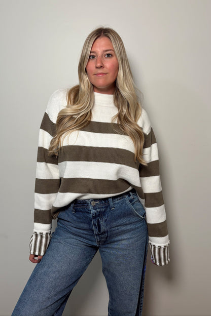 Sunday Brunch Sweater - Olive