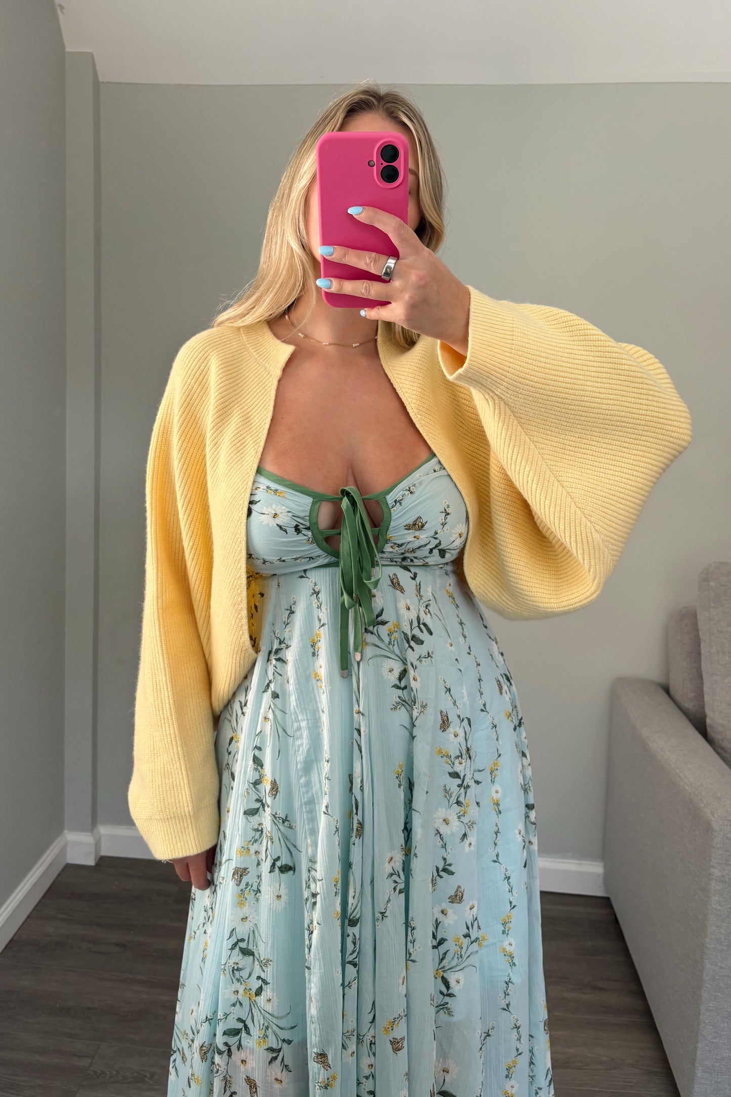 Lemon Drop Cropped Cardigan