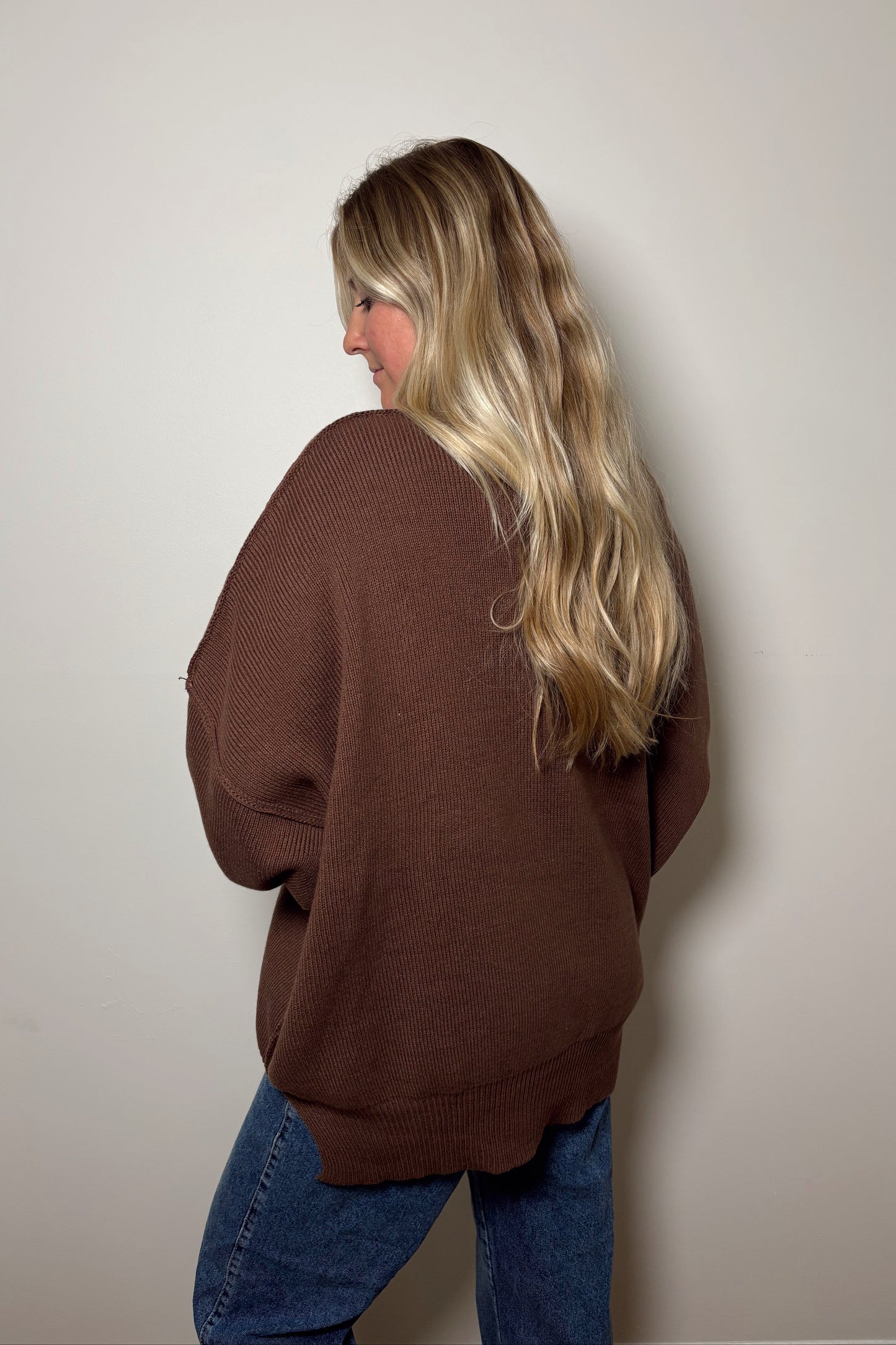 Essential Oversized Knit - Chocolate