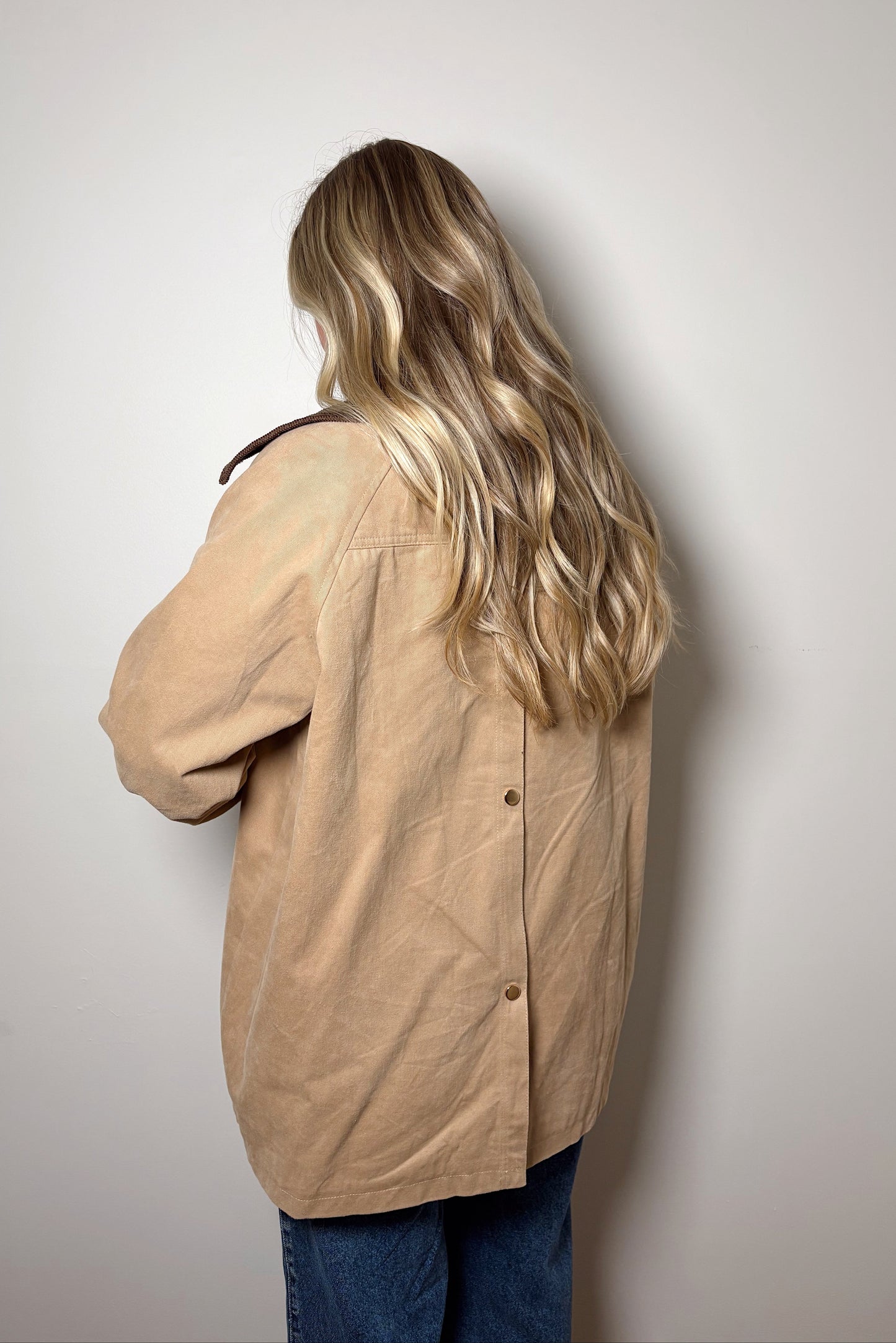 Chestnut Plaid Barn Jacket