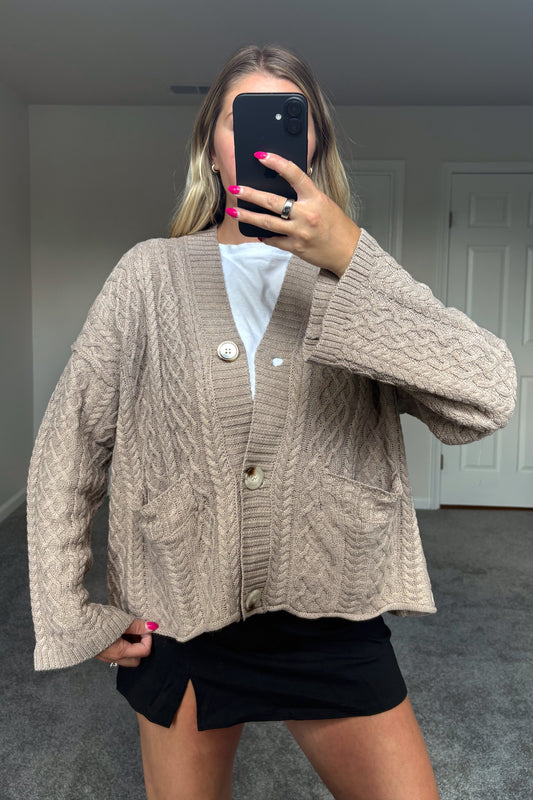 Fireside Cable Cardigan