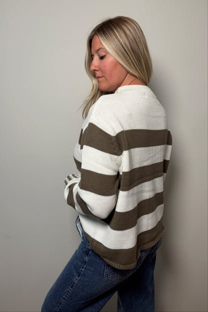 Sunday Brunch Sweater - Olive