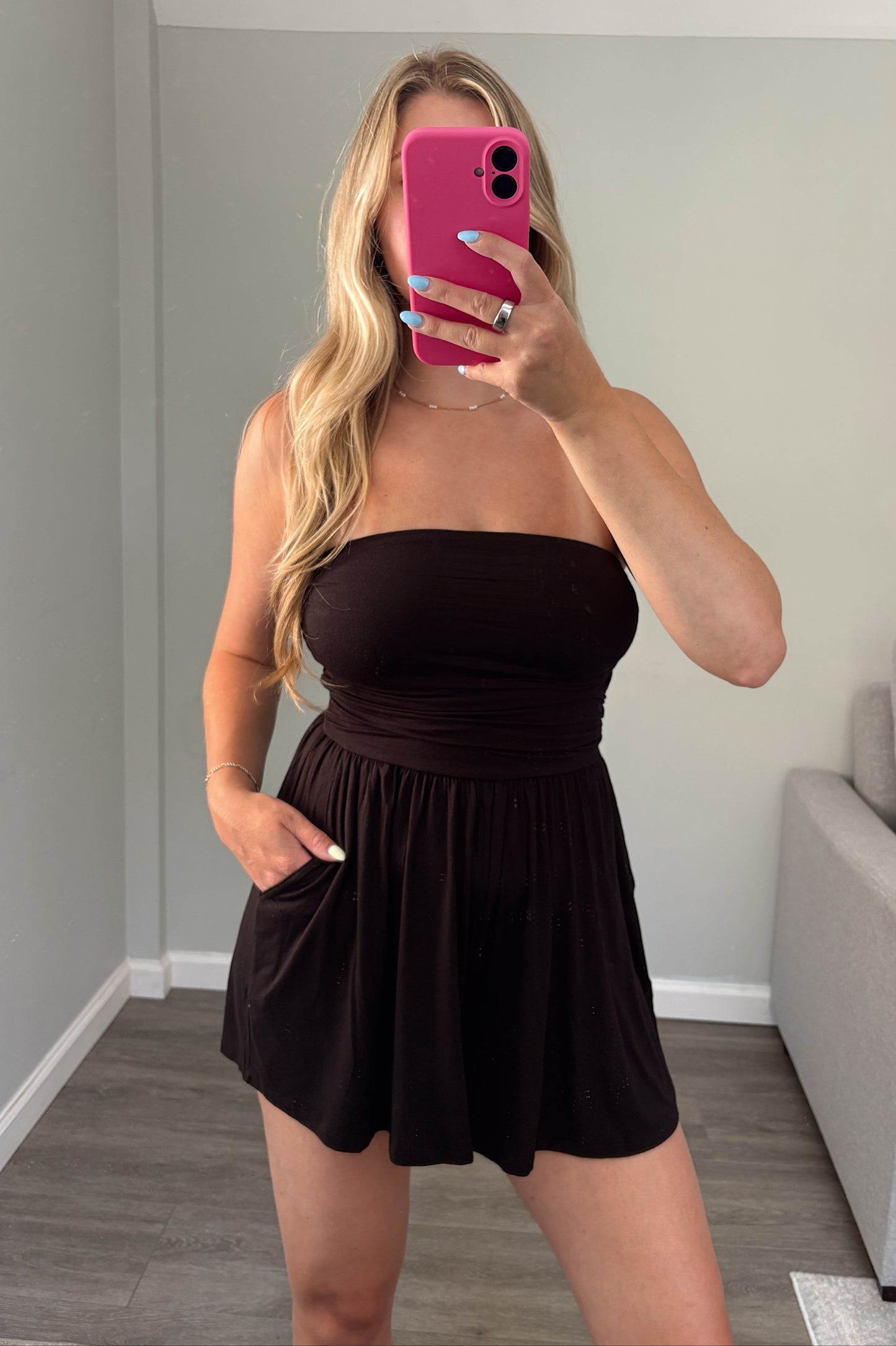 Sunny Days Romper - Black