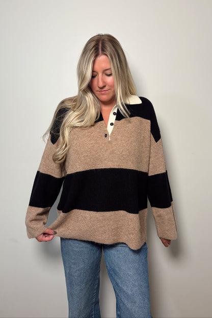 Oxford Rugby Polo Sweater