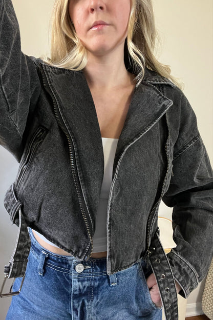 Noah Cropped Denim Jacket