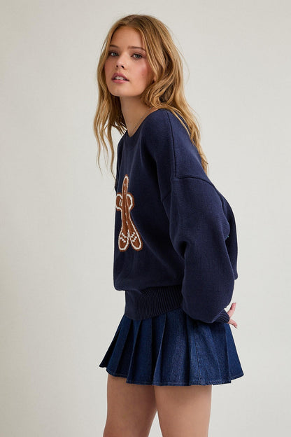 Gingerbread Cookie Sweater